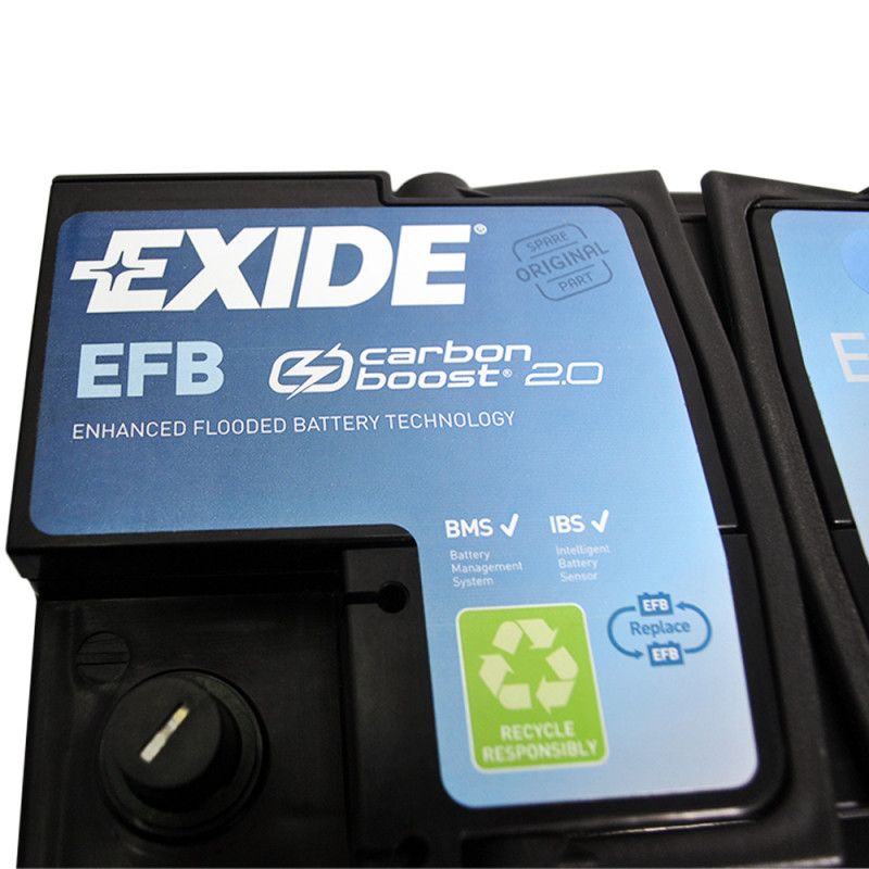 Автомобільний акумулятор EXIDE Start-Stop EFB  (EL652) 65Аh 650A R+ (LB3)