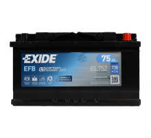 Автомобільний акумулятор EXIDE Start-Stop EFB (EL752) 75Аh 730A R+ h=175