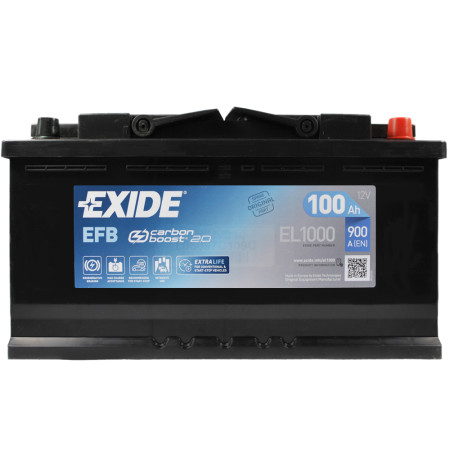 Автомобільний акумулятор EXIDE Start-Stop EFB (EL1000) 100Аh 900A R+ (L5)