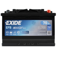 Автомобільний акумулятор EXIDE Start-Stop EFB (EL700) 70Аh 760A R+ (L3)