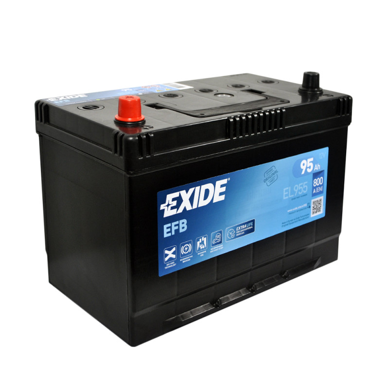 Автомобільний акумулятор EXIDE Start-Stop EFB Asia (EL955) 95Аh 800A L+ (D31)