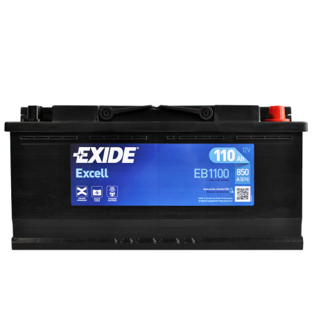 Автомобільний акумулятор EXIDE Excell (EB1100) 110Аh 850Ah R+