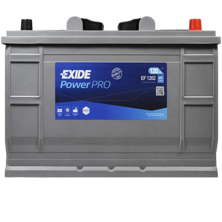 Автомобільний акумулятор EXIDE (EF1202) Heavy 120Аh 870A R+
