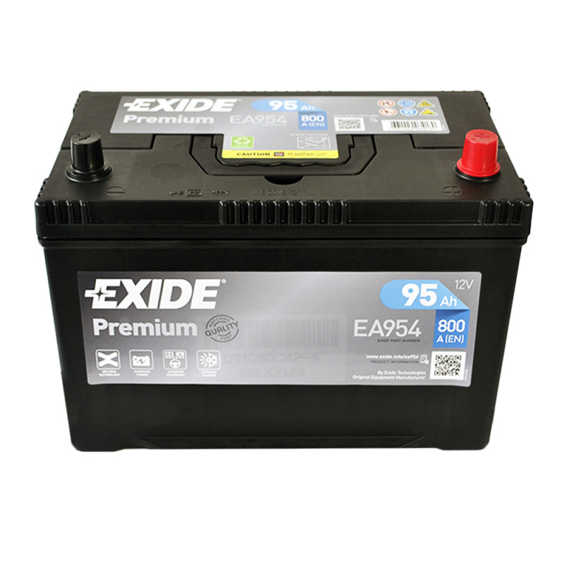 Автомобільний акумулятор EXIDE Premium Asia (EA954) 95Аh 800Ah R+ (D31)