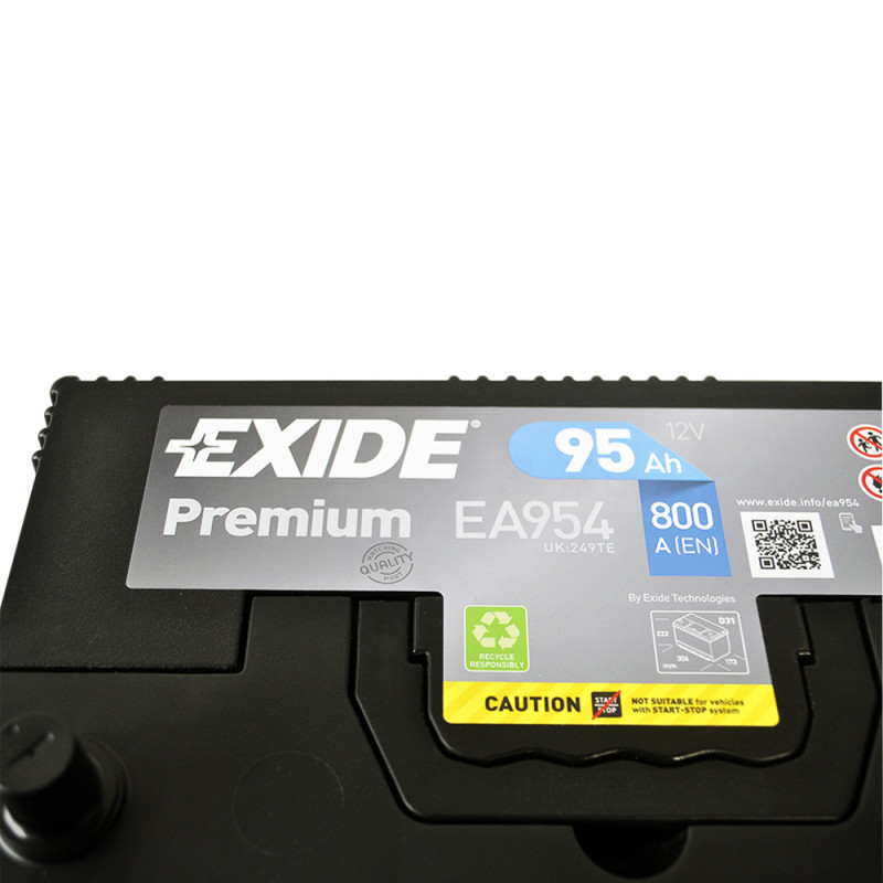 Автомобільний акумулятор EXIDE Premium Asia (EA954) 95Аh 800Ah R+ (D31)