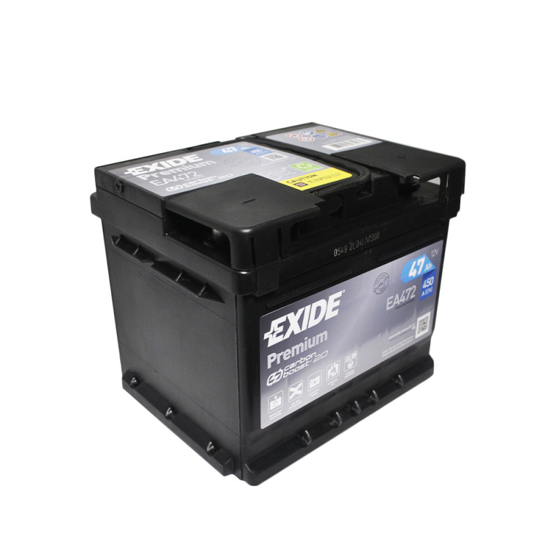 Автомобільний акумулятор EXIDE Premium (EA472) 47Аh 450A R+ h=175 (LB1)