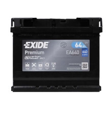 Автомобільний акумулятор EXIDE Premium (EA640) 64Аh 640Ah R+ (L2)