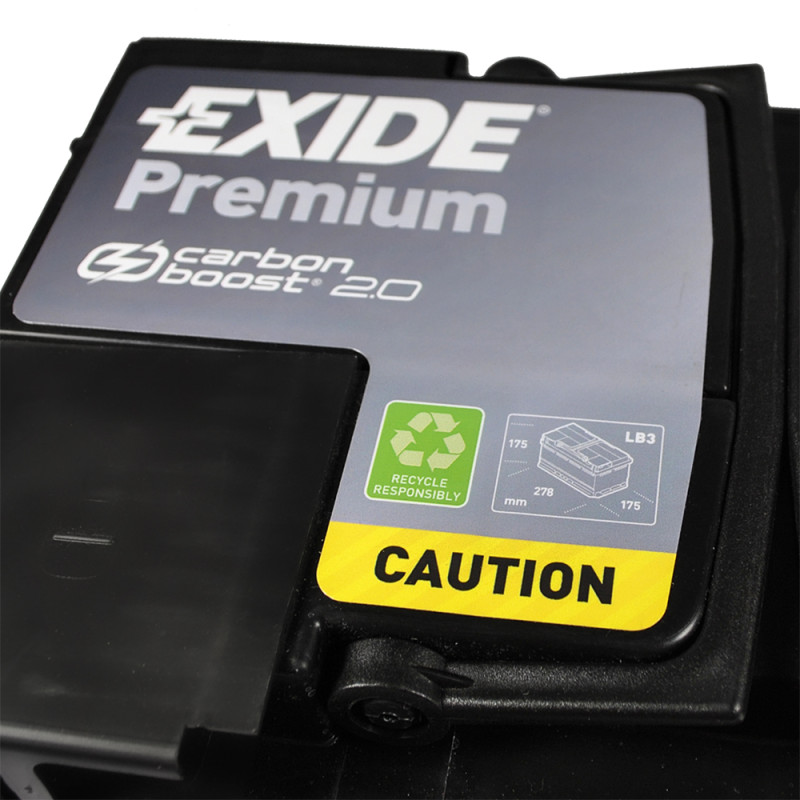 Автомобільний акумулятор EXIDE Premium (EA722) 72Аh 720Ah R+ (LB3)