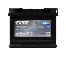 Автомобільний акумулятор EXIDE Premium (EA601) 60А 600Ah L+