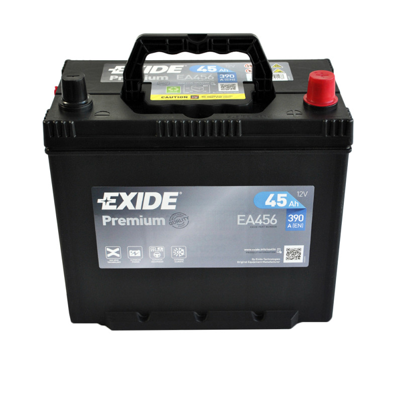 Автомобільний акумулятор EXIDE Premium Asia (EA456) 45Аh 390Ah R+ (B24)