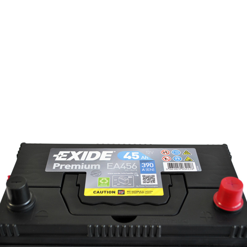 Автомобільний акумулятор EXIDE Premium Asia (EA456) 45Аh 390Ah R+ (B24)