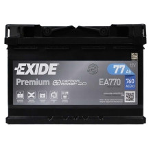 Автомобільний акумулятор EXIDE Premium (EA770) 77Аh 760Ah R+ (L3)