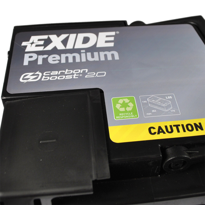 Автомобільний акумулятор EXIDE Premium (EA1000) 100Аh 900A R+ (L5)