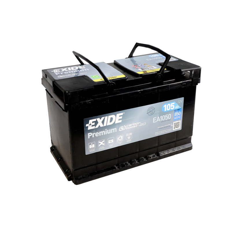 Автомобільний акумулятор EXIDE Premium (EA1050) 105Аh 850Ah R+