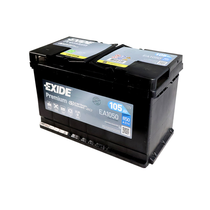 Автомобільний акумулятор EXIDE Premium (EA1050) 105Аh 850Ah R+