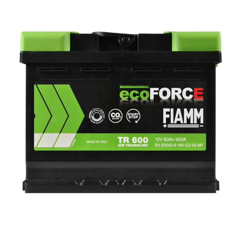 Автомобільний акумулятор FIAMM Ecoforce AFB 60Аh 600А R+ (TR600) (L2)