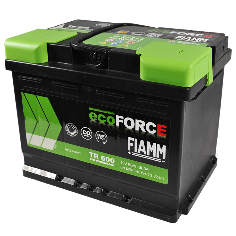 Автомобільний акумулятор FIAMM Ecoforce AFB 60Аh 600А R+ (TR600) (L2)