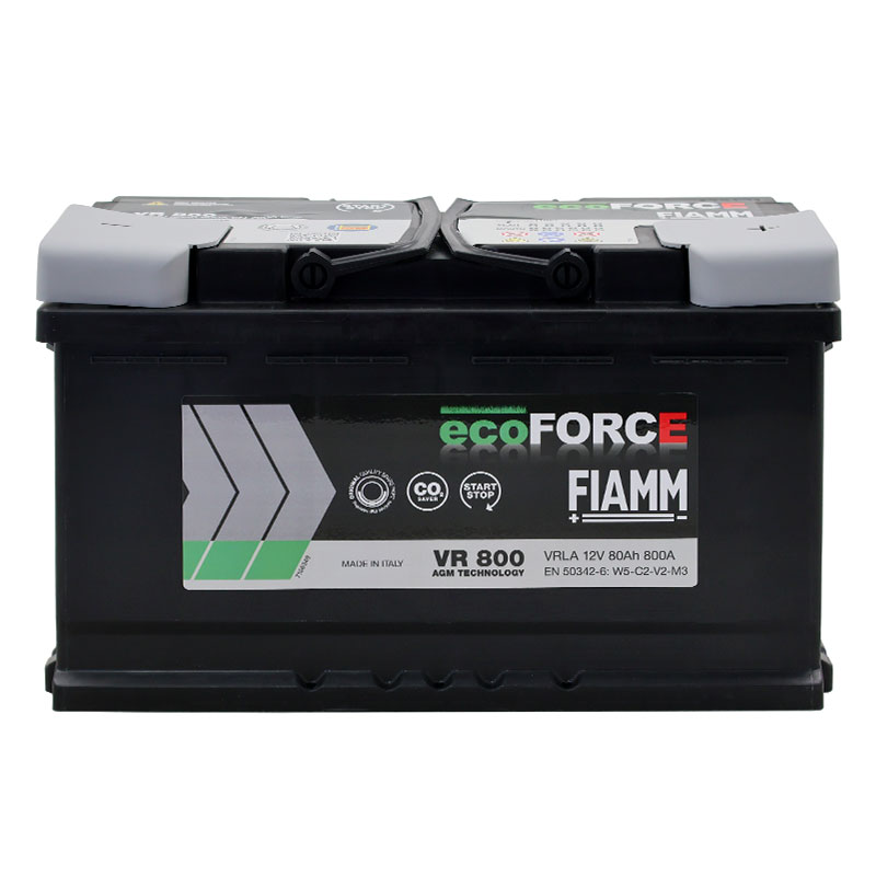 Автомобільний акумулятор FIAMM Ecoforce AGM 80Аh 800А R+ (VR800) (L4)