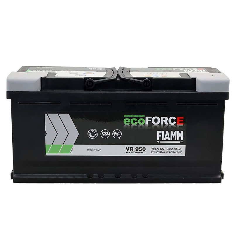 Автомобільний акумулятор FIAMM Ecoforce AGM 105Ah 950А R+ (VR950) (L6)
