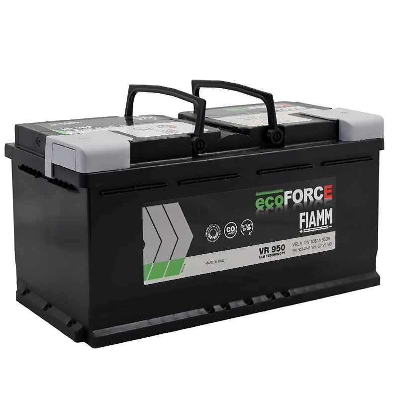 Автомобільний акумулятор FIAMM Ecoforce AGM 105Ah 950А R+ (VR950) (L6)