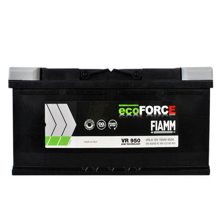 Автомобільний акумулятор FIAMM Ecoforce AGM 105Ah 950А R+ (VR950) (L6)