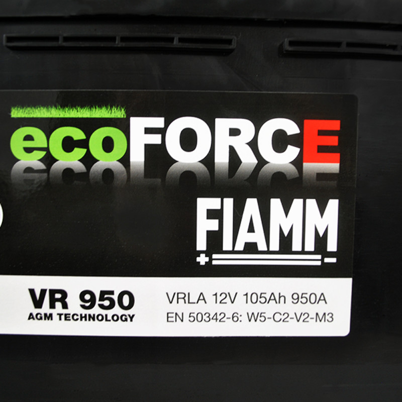 Автомобільний акумулятор FIAMM Ecoforce AGM 105Ah 950А R+ (VR950) (L6)