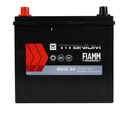 Автомобільний акумулятор FIAMM Titanium Black Asia 50Аh 400А L+ (B24)