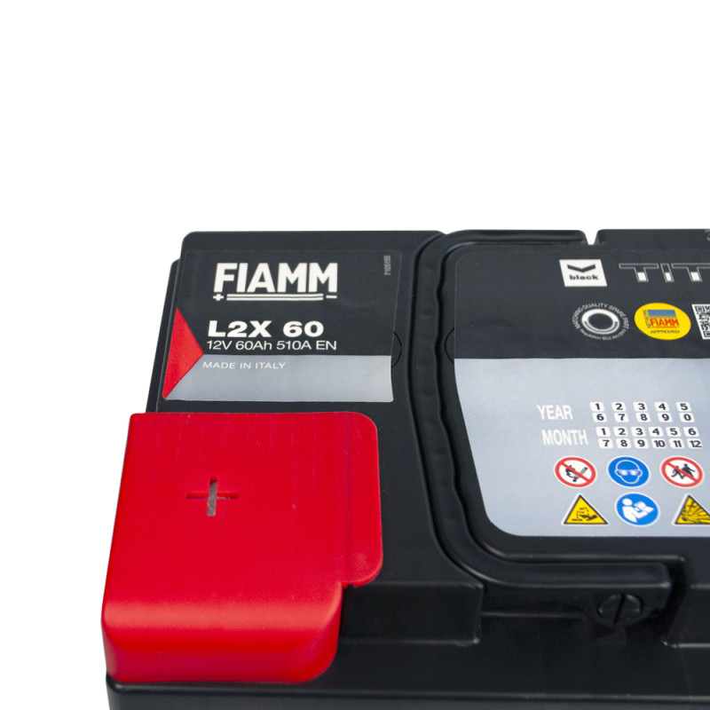 Автомобільний акумулятор FIAMM Titanium Black 60Ah 510A L+ (L2)