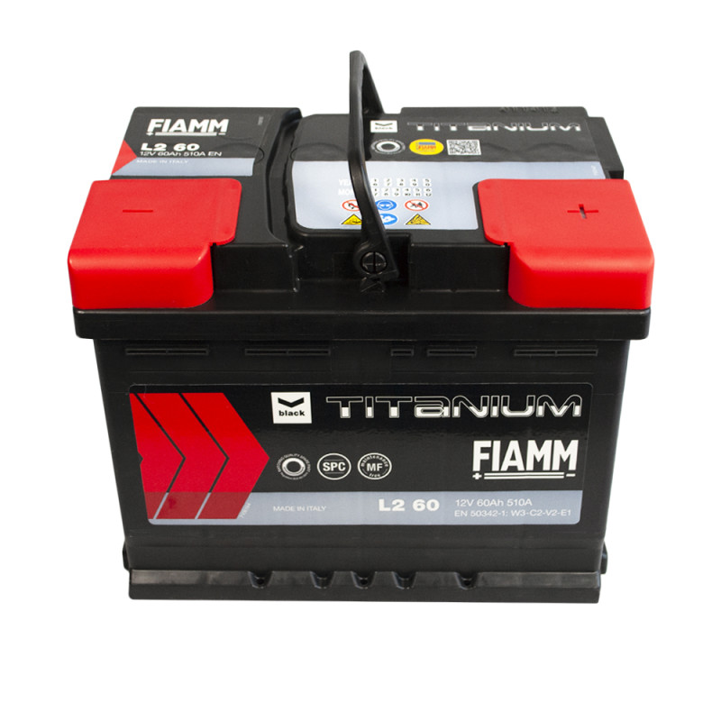 Автомобільний акумулятор FIAMM Titanium Black 60Аh 510А R+ (L2)
