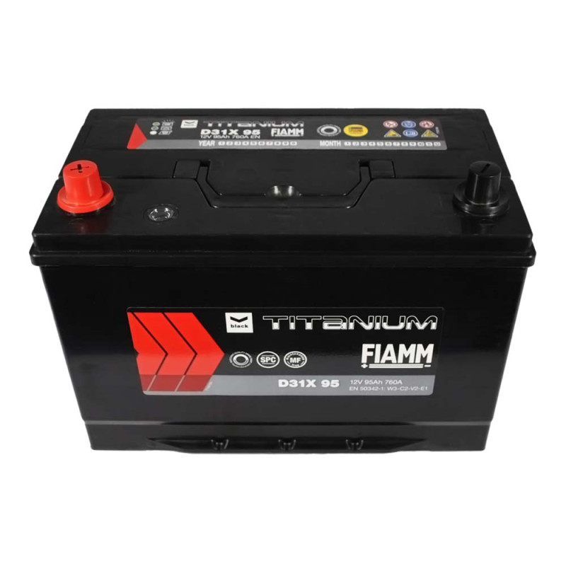 Автомобільний акумулятор FIAMM Titanium Black Asia 95Аh 760А L+ (D31)
