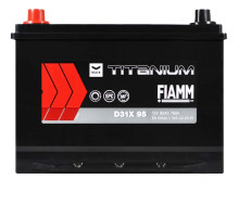 Автомобільний акумулятор FIAMM Titanium Black Asia 95Аh 760А L+ (D31)