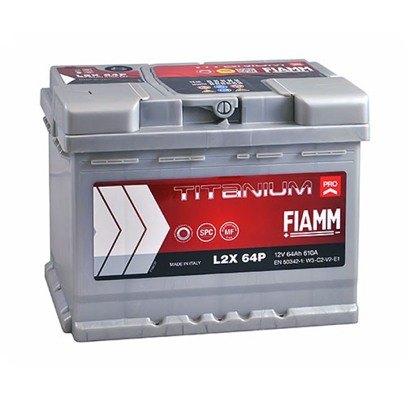 Автомобільний акумулятор FIAMM Titanium Pro 64Аh 610А L+ (L2)