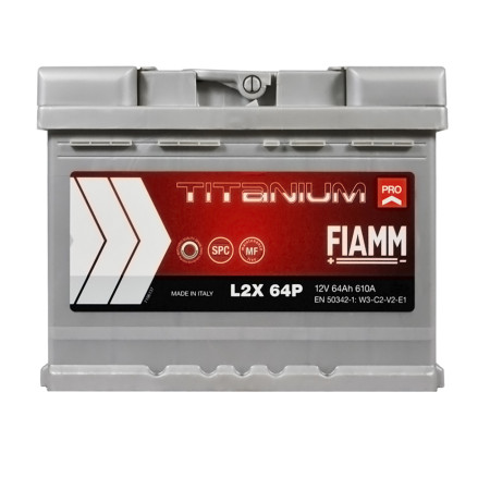 Автомобільний акумулятор FIAMM Titanium Pro 64Аh 610А L+ (L2)