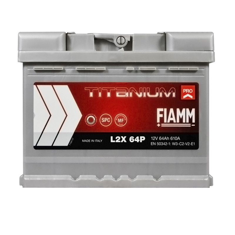 Автомобільний акумулятор FIAMM Titanium Pro 64Аh 610А L+ (L2)