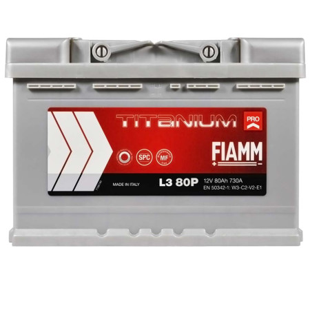 Автомобільний акумулятор FIAMM Titanium Pro 80Аh 730А R+ (L3)