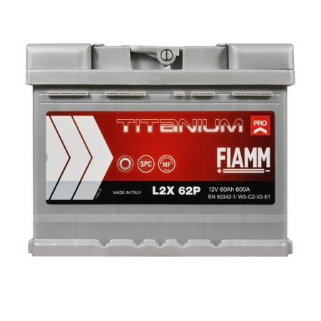 Автомобільний акумулятор FIAMM Titanium Pro 60Аh 600А L+ (L2)