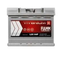 Автомобільний акумулятор FIAMM Titanium Pro 64Аh 610А L+ (L2)
