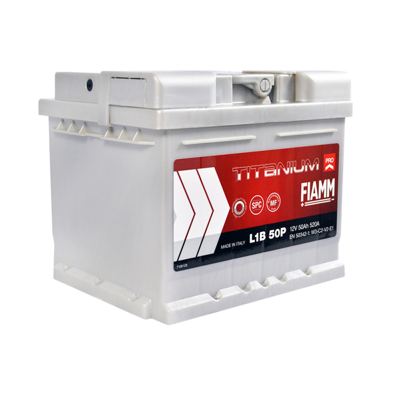 Автомобільний акумулятор FIAMM Titanium Pro 50Аh 520А R+ (LB1)