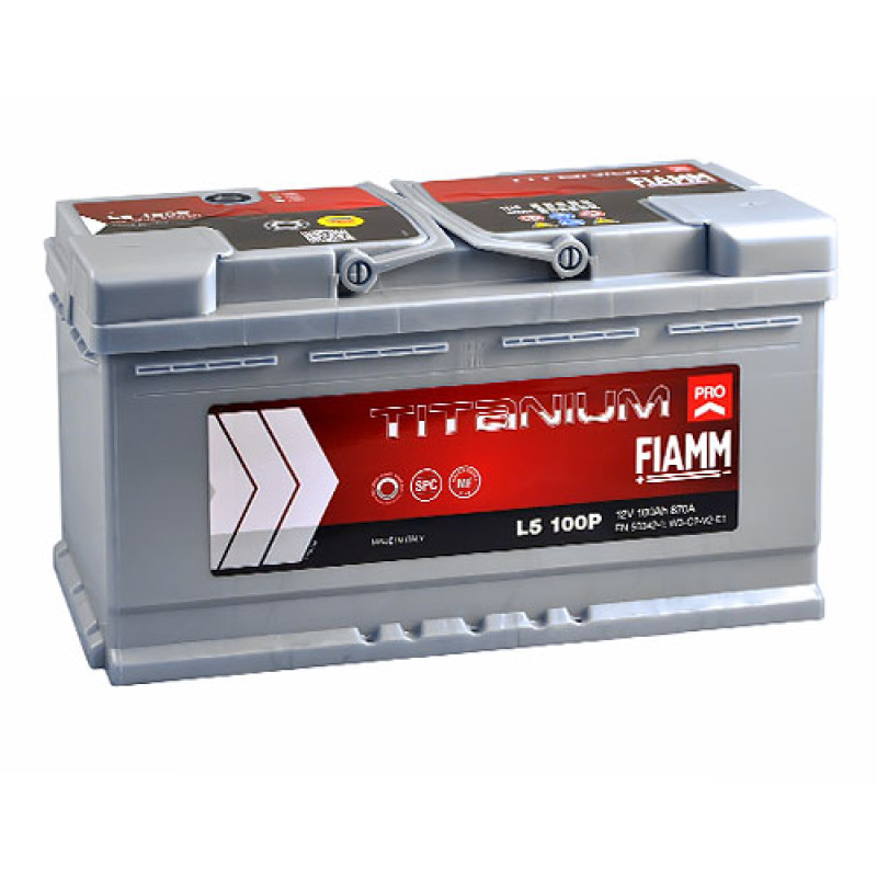 Автомобільний акумулятор FIAMM Titanium Pro 100Аh 870А R+ (L5)