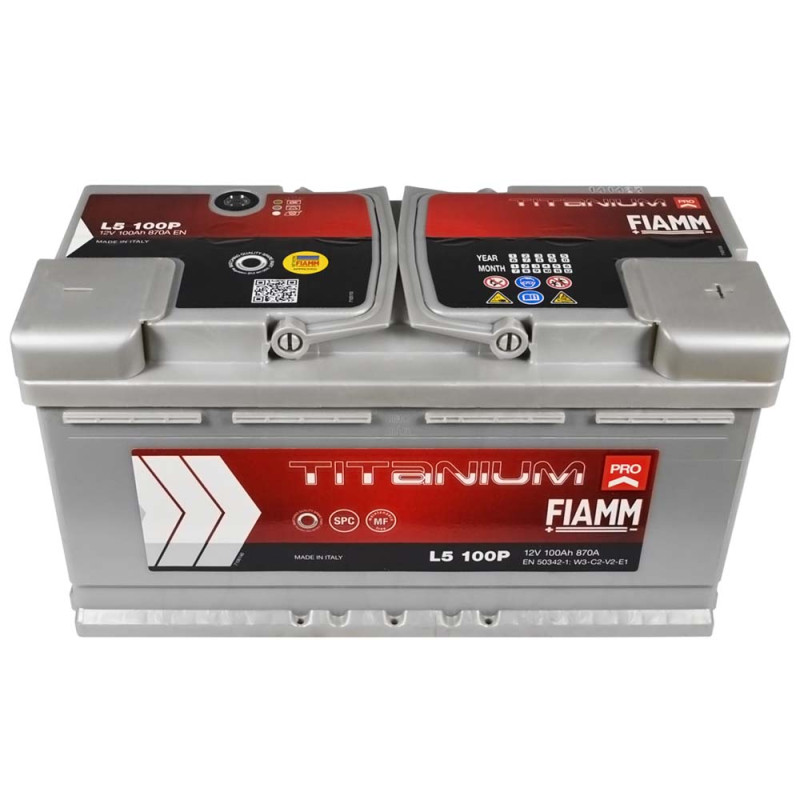 Автомобільний акумулятор FIAMM Titanium Pro 100Аh 870А R+ (L5)