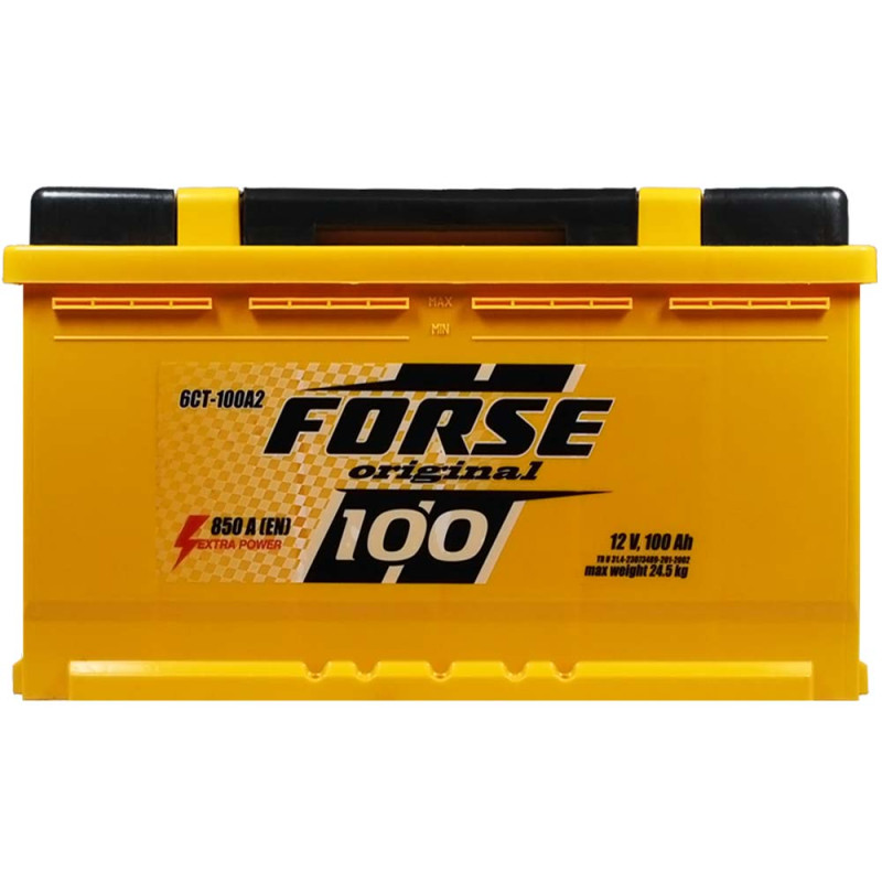 Автомобільний акумулятор FORSE 100Ah 850A R+ (L5)