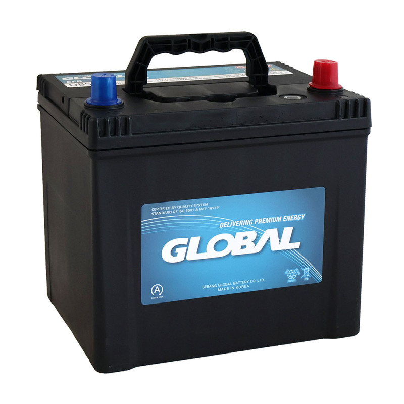 Автомобільний акумулятор GLOBAL Asia EFB 65Ah, 550A, R+ (EFB Q85L) (Q85)