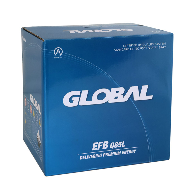 Автомобільний акумулятор GLOBAL Asia EFB 65Ah, 550A, R+ (EFB Q85L) (Q85)