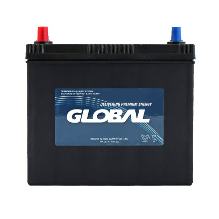 Автомобільний акумулятор GLOBAL Asia SMF 45Ah, 430A, L+ (SMF 55B24R) (B24) т.к.