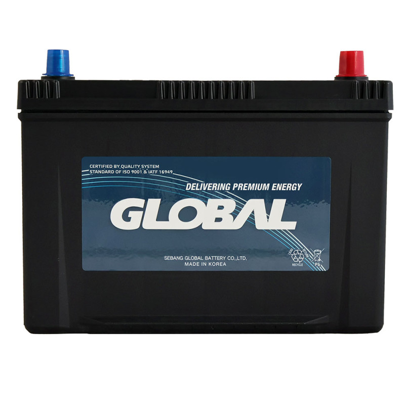 Автомобільний акумулятор GLOBAL Asia SMF 95Ah, 790A, R+ (SMF 120D31L) (D31), н.к.