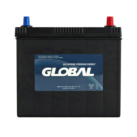 Автомобільний акумулятор GLOBAL Asia SMF 45Ah, 430A, R+ (SMF 55B24L) (B24) т.к.