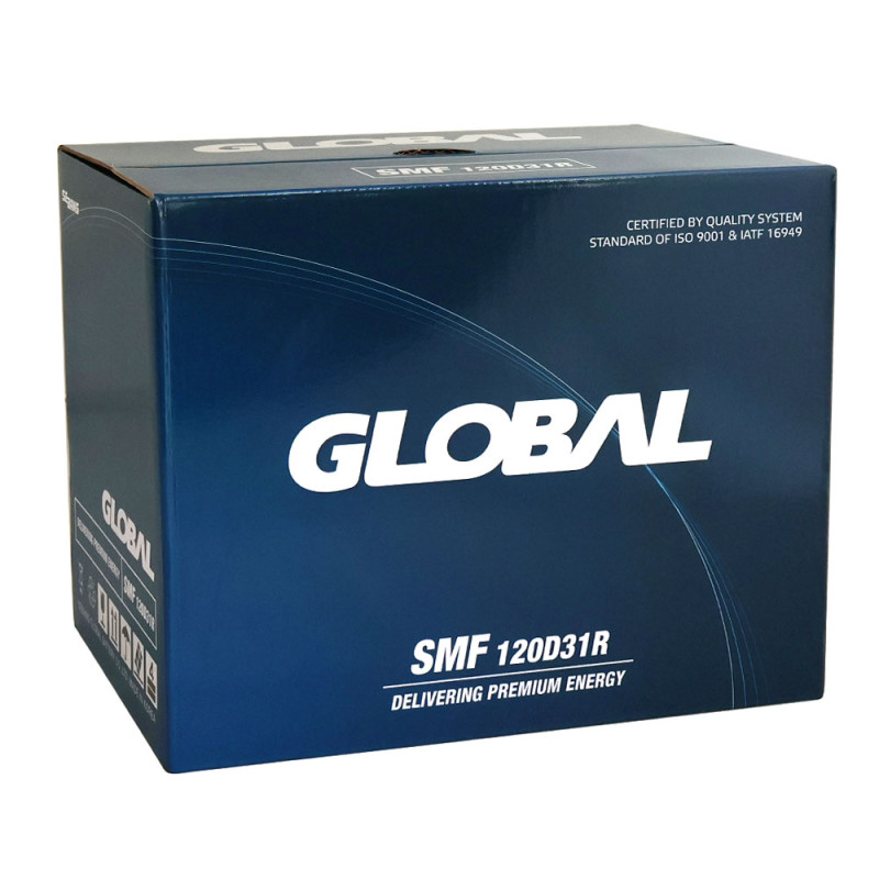 Автомобільний акумулятор GLOBAL Asia SMF 95Ah, 790A, L+ (SMF 120D31R) (D31), н.к.