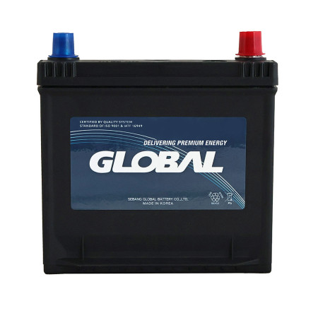 Автомобільний акумулятор GLOBAL Asia SMF 50Ah, 580A, R+ (SMF 26R-78) (D20), н.к.