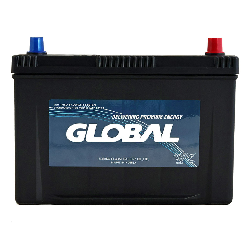 Автомобільний акумулятор GLOBAL Asia SMF 100Ah, 850A, R+ (SMF 130D31L) (D31), н.к.