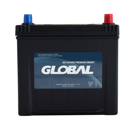 Автомобільний акумулятор GLOBAL Asia SMF 65Ah, 580A, R+ (SMF 75D23L) (D23), н.к.